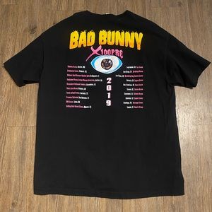 Bad bunny 2018 tour shirt